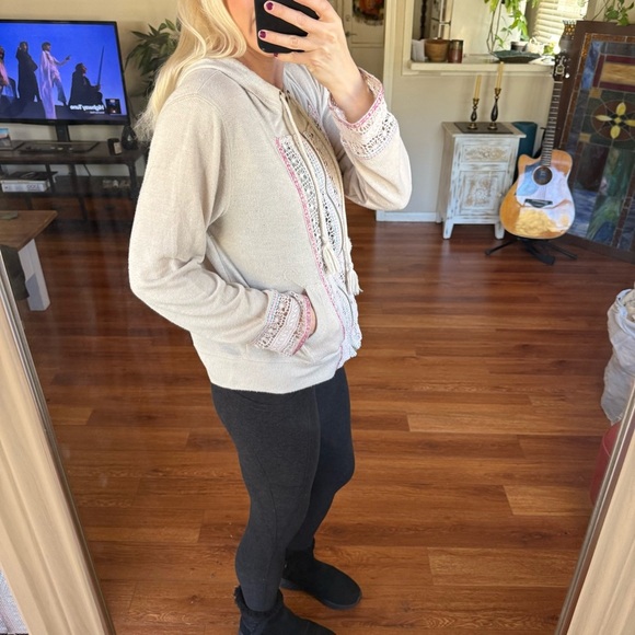 American rag zip up boho sweater - Picture 5 of 6